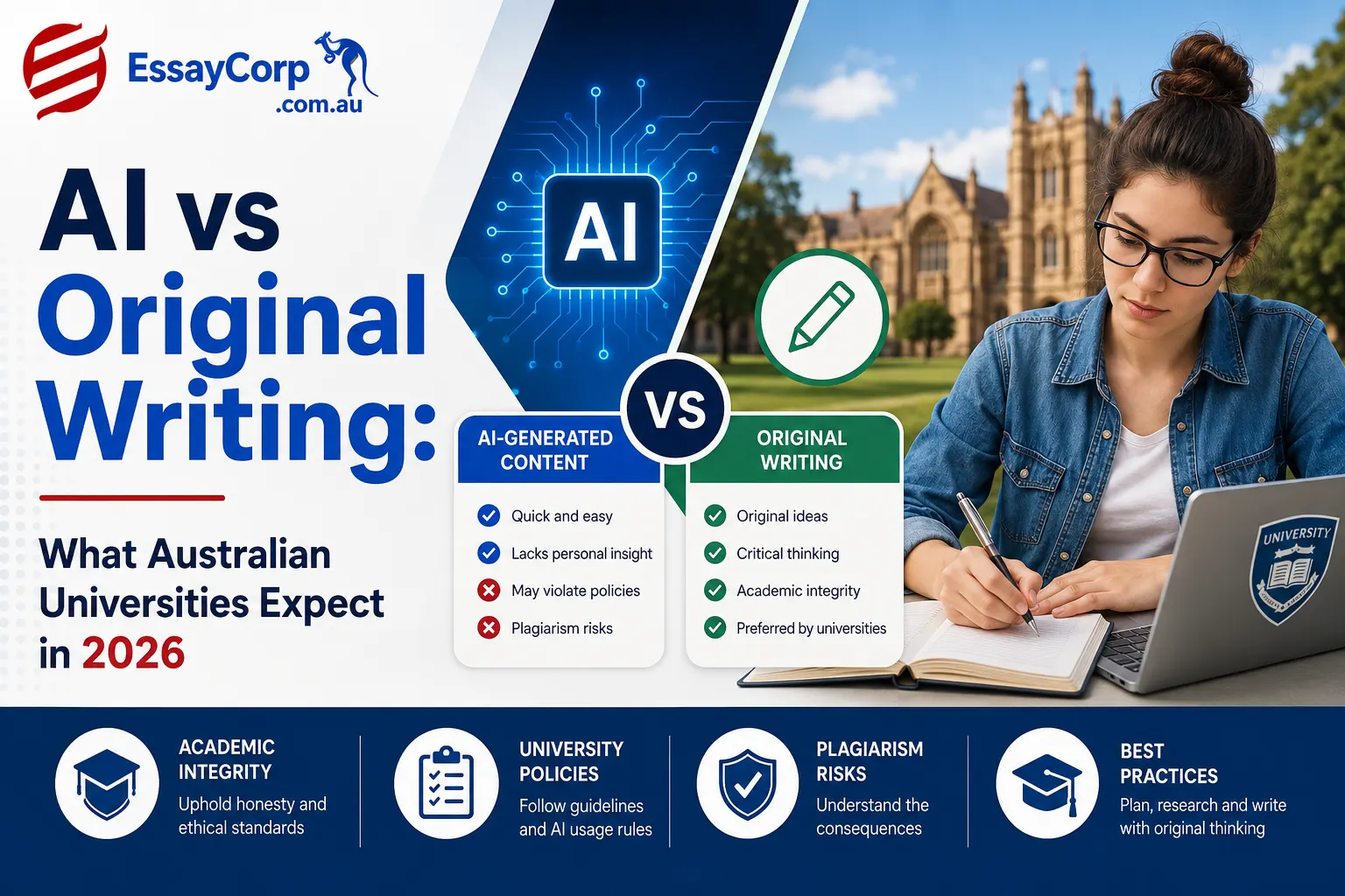 AI vs Original Writing: What Australian Universities Expect in 2026